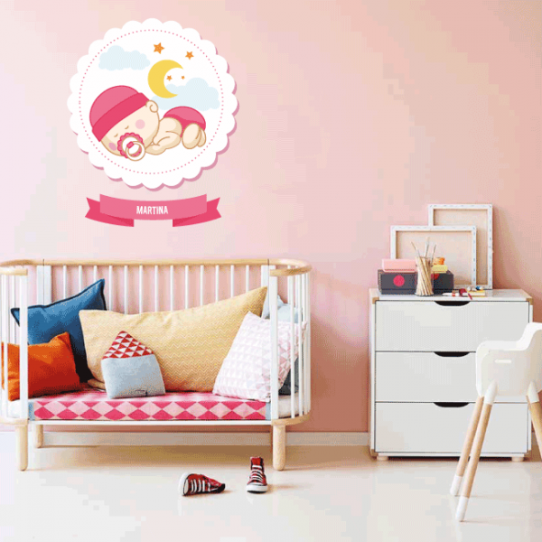 Dulce sueños niña con nombre personalizado