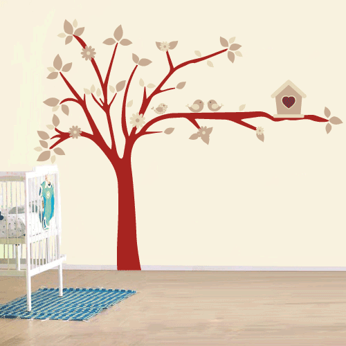 Árbol con pajaritos