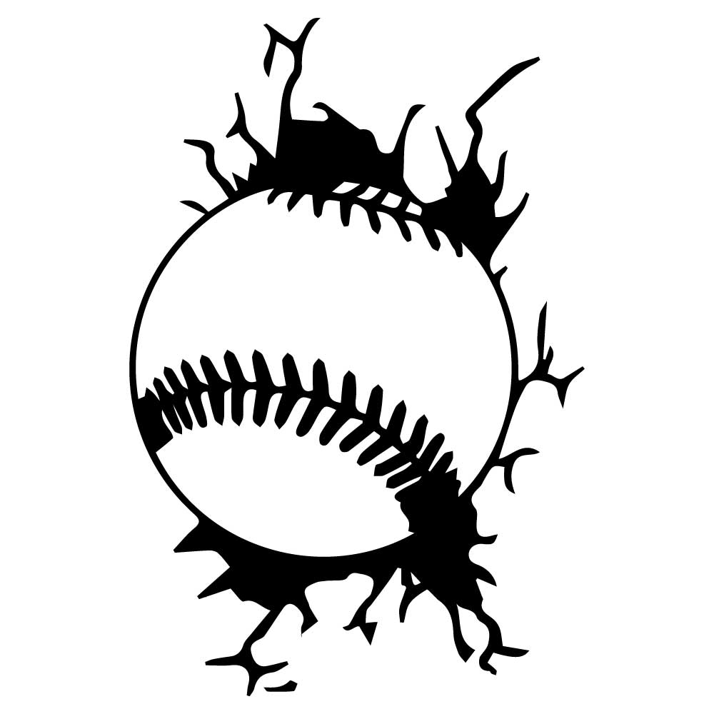 Pelota de béisbol rompiendo pared - Imagen 2