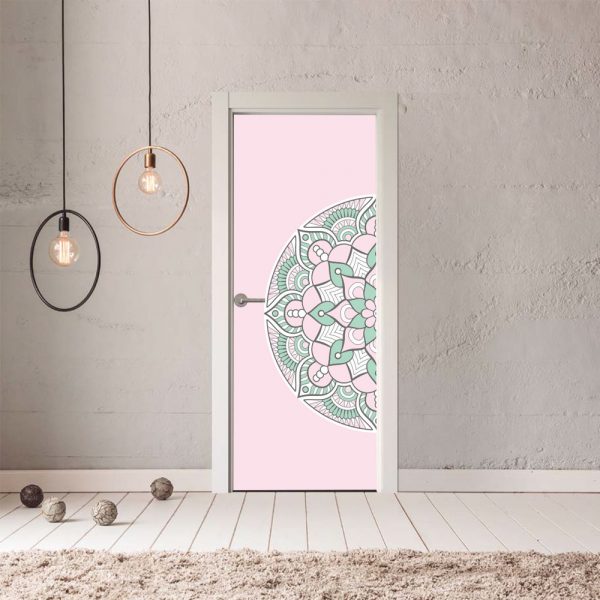 Mandala en rosa pastel