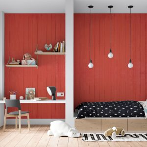 Madera rústica roja